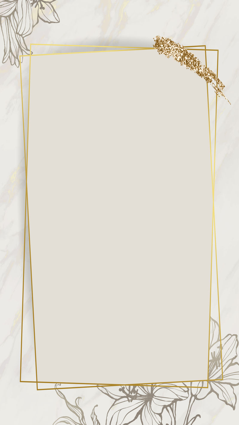 金花画框刷斯托克手机壁纸矢量