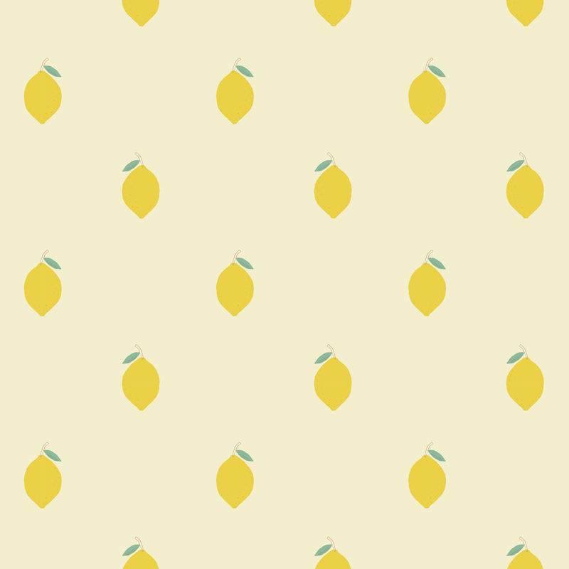 Psd手绘柠檬图案背景