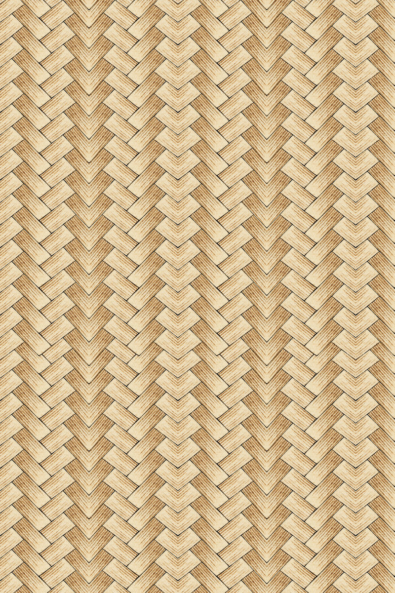 传统的日本竹编图案psd由渡边正泰艺术作品的混合