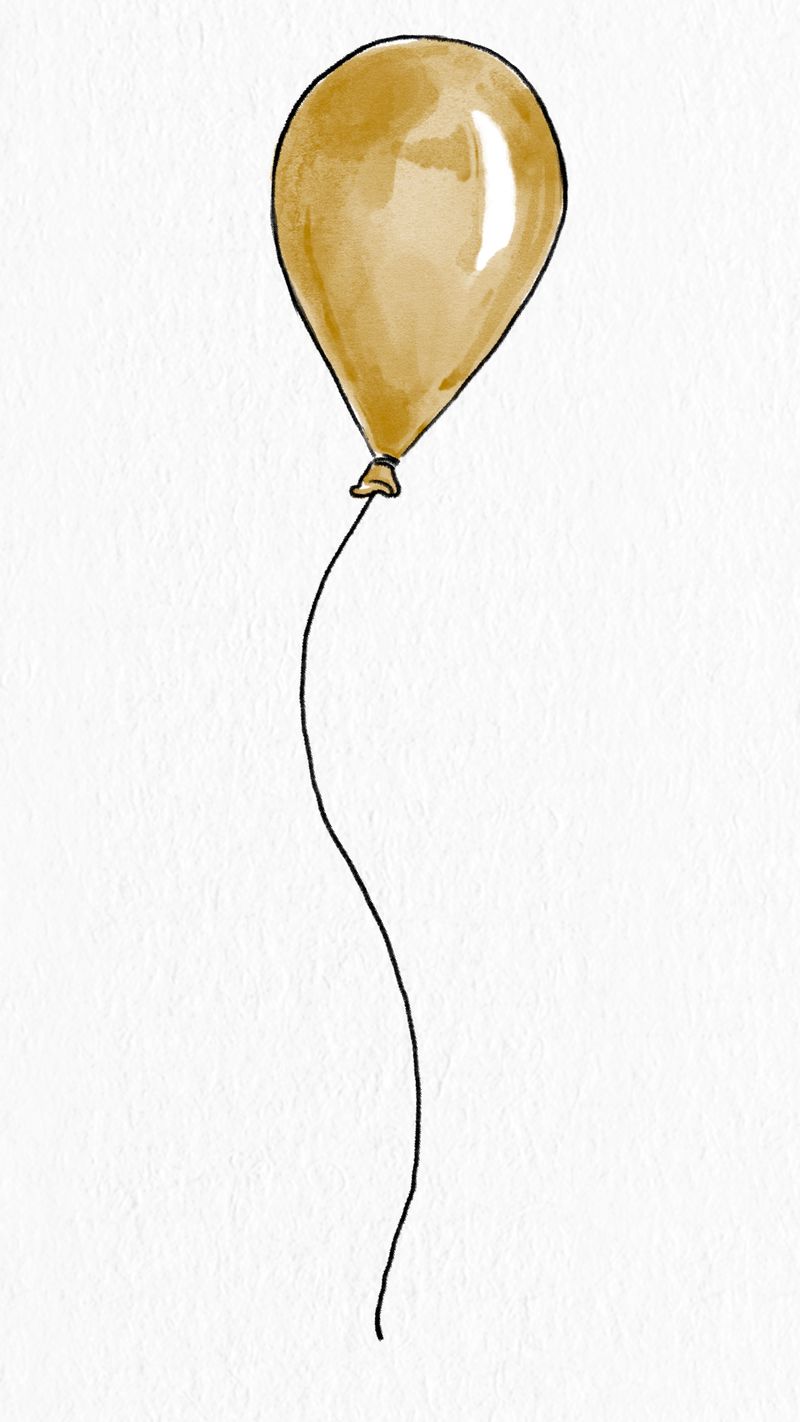 Party balloon矢量手绘设计元素