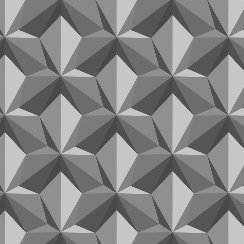 抽象风格的风筝3D几何图案矢量灰色背景