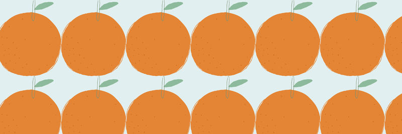 水果橙图案粉彩背景