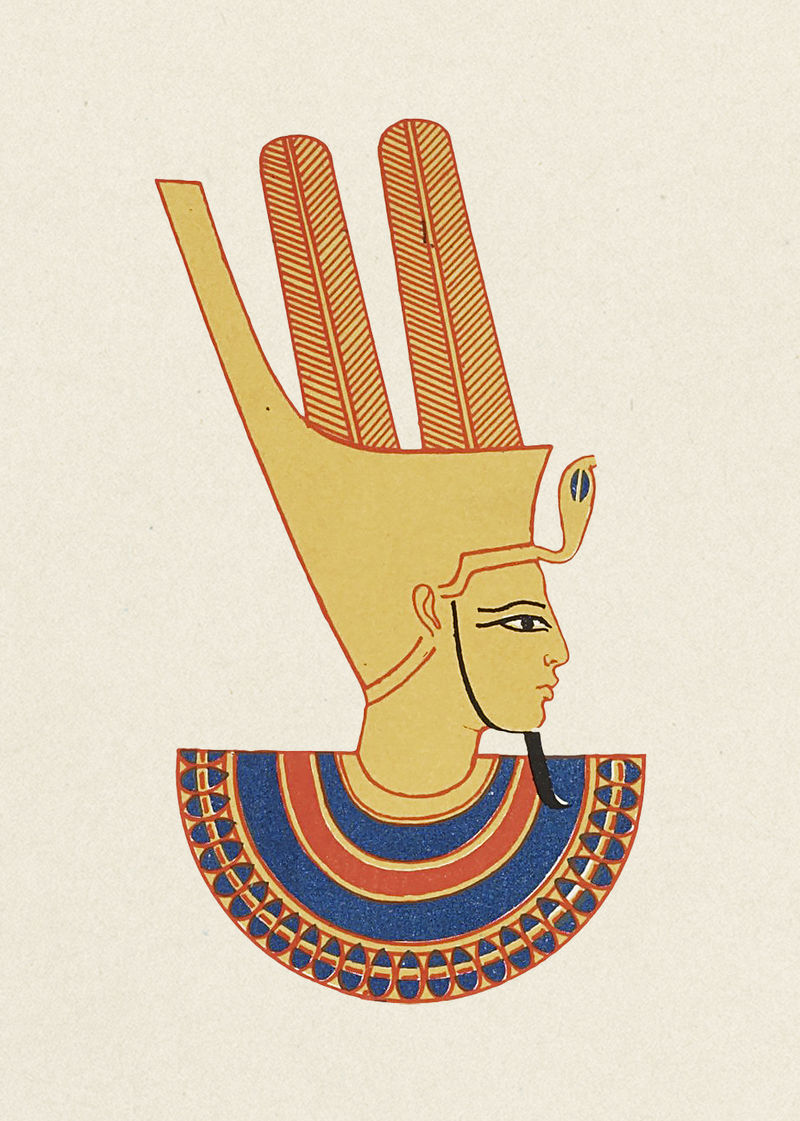 古奥西里斯埃及神psd元素插图