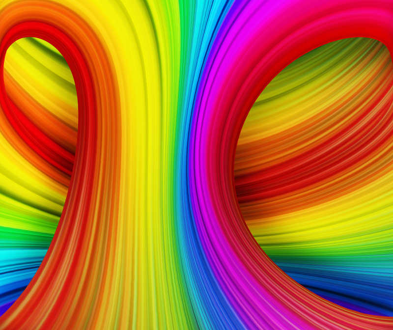 彩虹色抽象背景