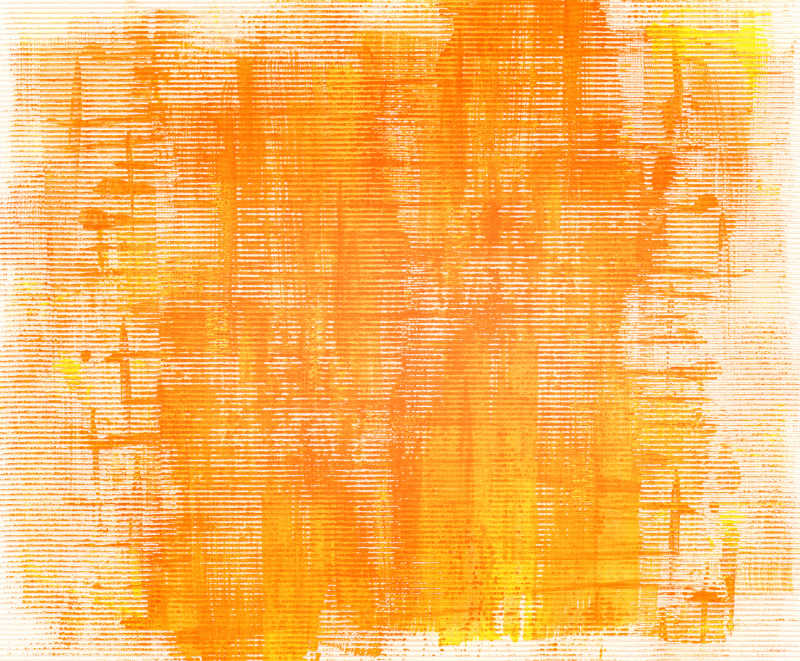 抽象手绘橙色水彩纹理背景