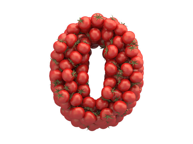 西红柿组成字体0
