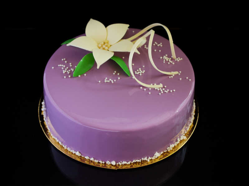 紫色小蛋糕